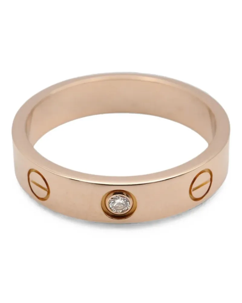 Cartier 2010s mini Love diamond ring - Rosa Rosa