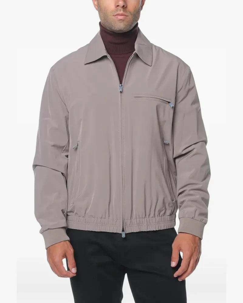 Emporio Armani Travel Essential Jacke mit Reißverschluss - Nude Nude