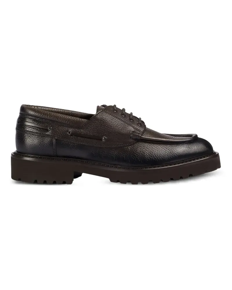 Doucal´s Segelschuhe aus Hirschleder - Braun Braun