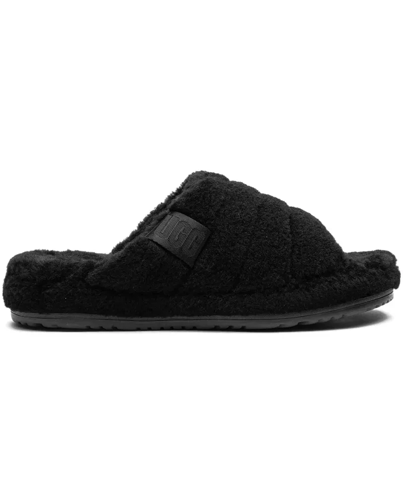 UGG Fluff You Pantoletten - Schwarz Schwarz