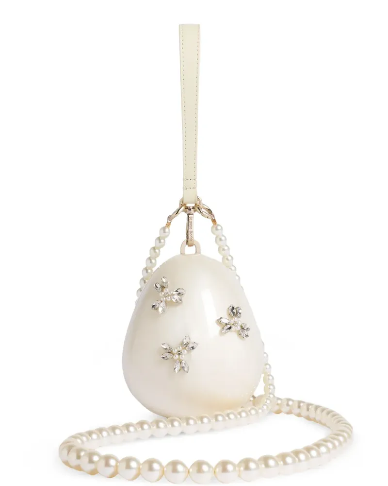 Simone Rocha Egg Clutch mit Verzierung - Nude Nude