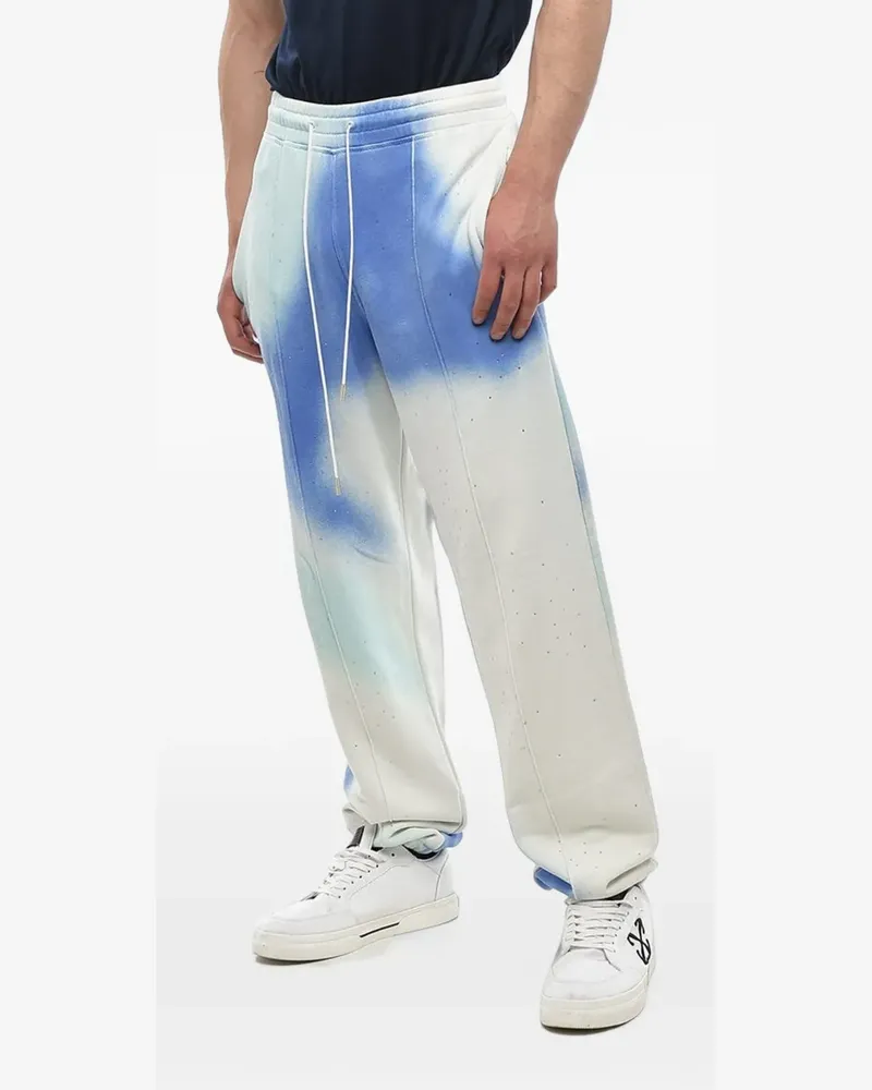 OFF-WHITE Jogginghose mit Batikmuster - Blau Blau