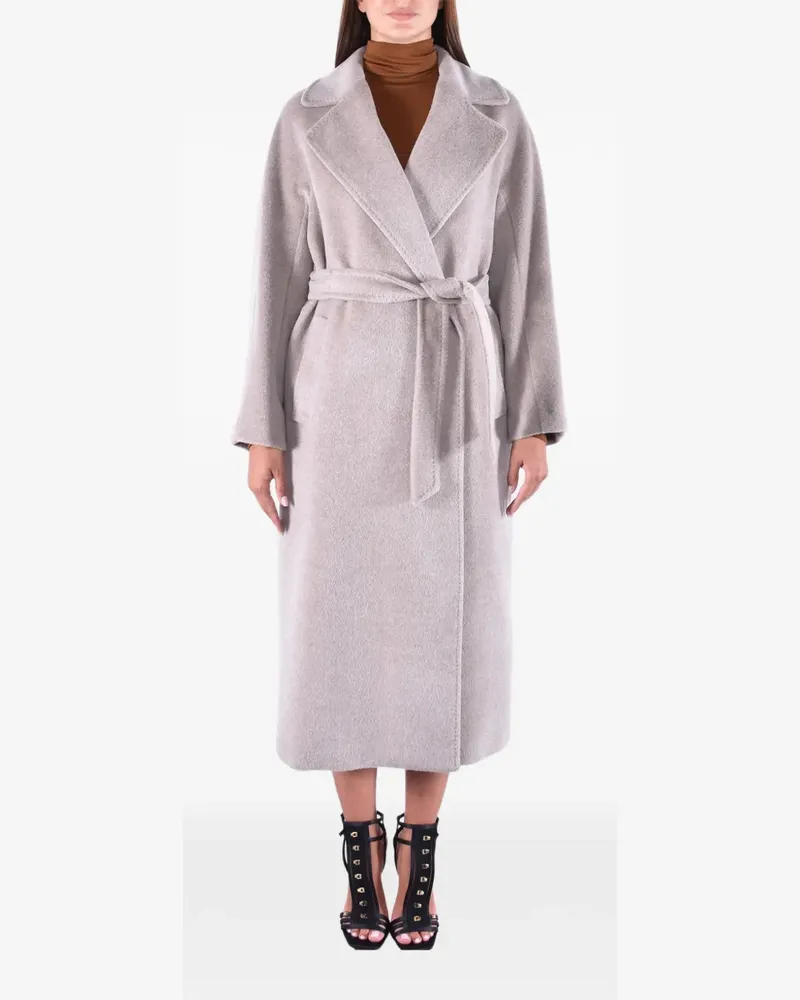 Max Mara Mantel mit Kimono-Ärmeln - Grau Grau