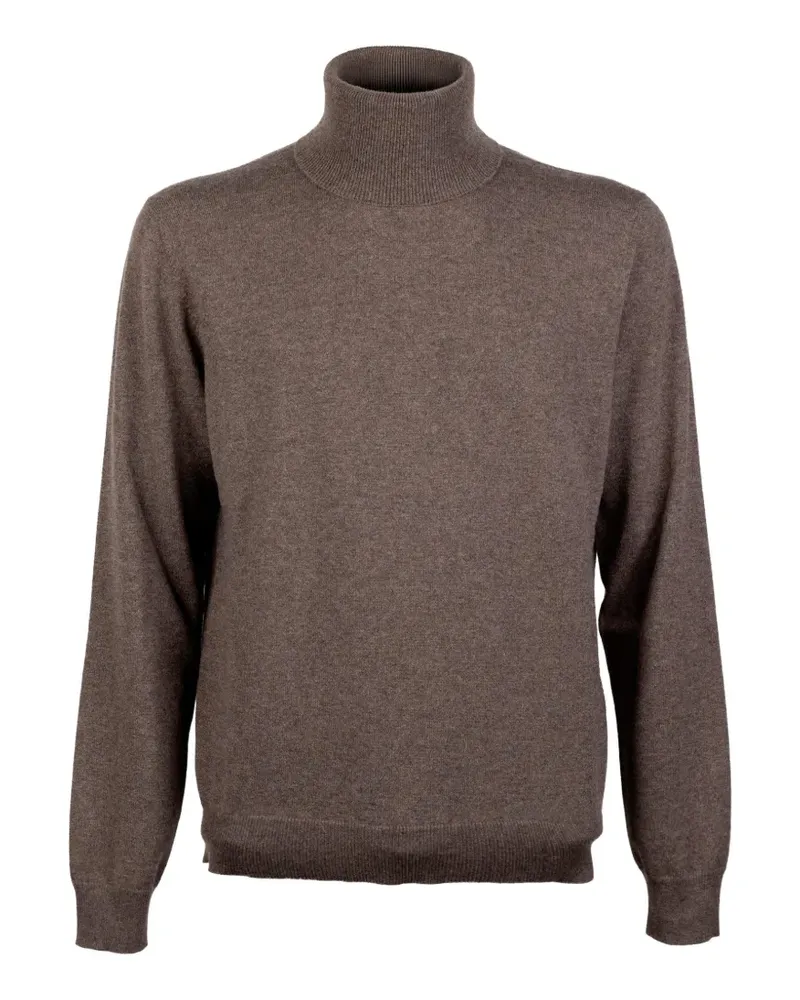 Malo Stefano roll-neck sweater - Braun Braun