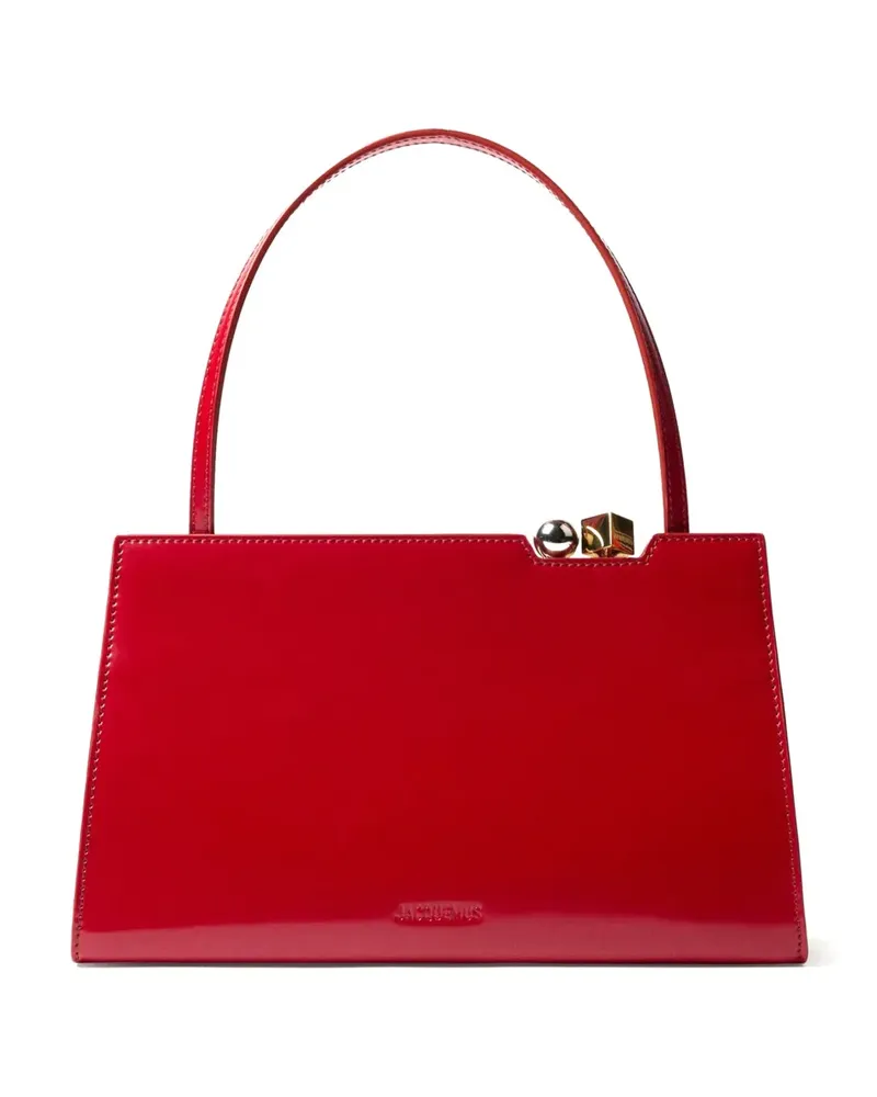 Jacquemus Le Salon logo-embossed shoulder bag - Rot Rot