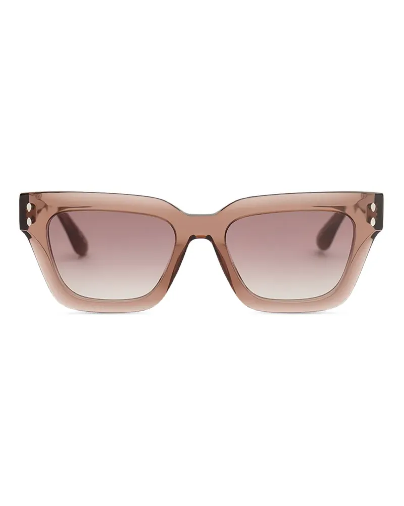 Isabel Marant Carmy-GD Sonnenbrille mit eckigem Gestell - Braun Braun