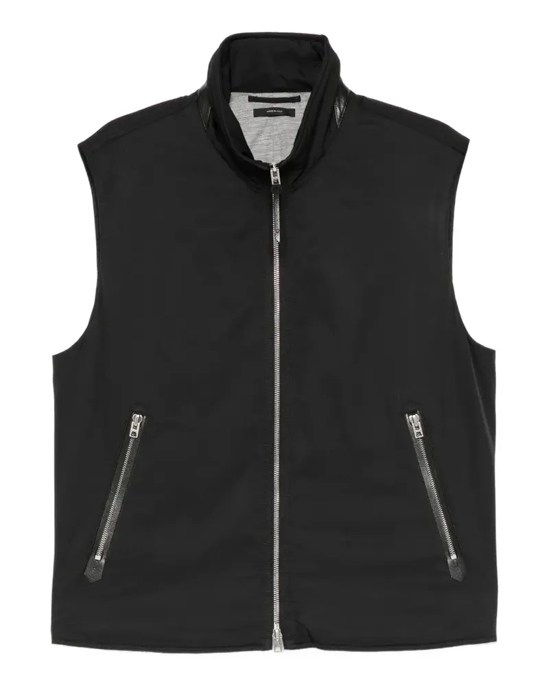 Tom Ford zip-up gilet - Blau Blau