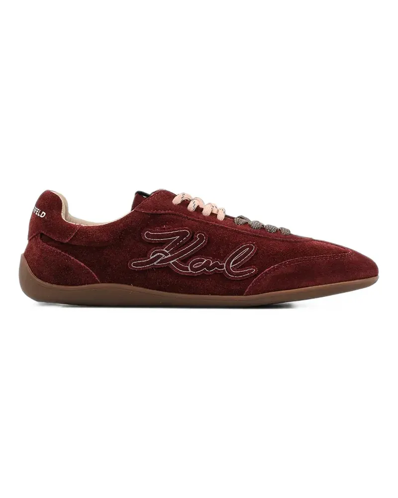 Karl Lagerfeld Sneakers aus Wildleder - Rot Rot