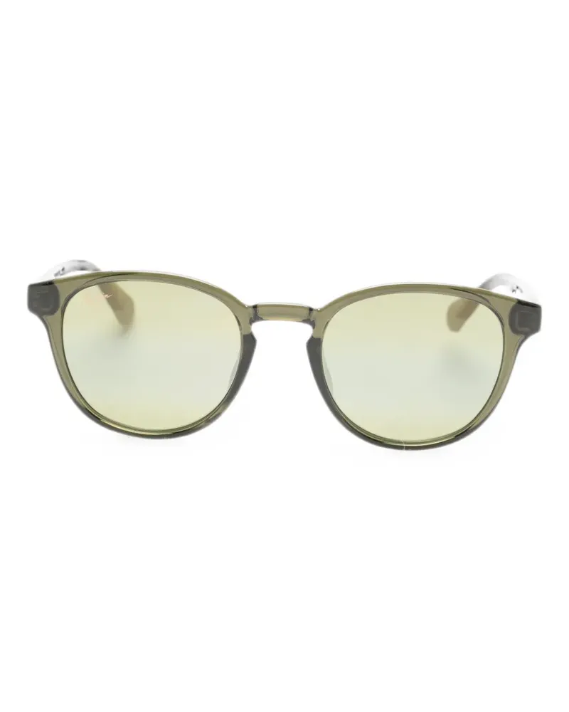 Maui Jim Hiehie Sonnenbrille mit rundem Gestell - Grün Grün
