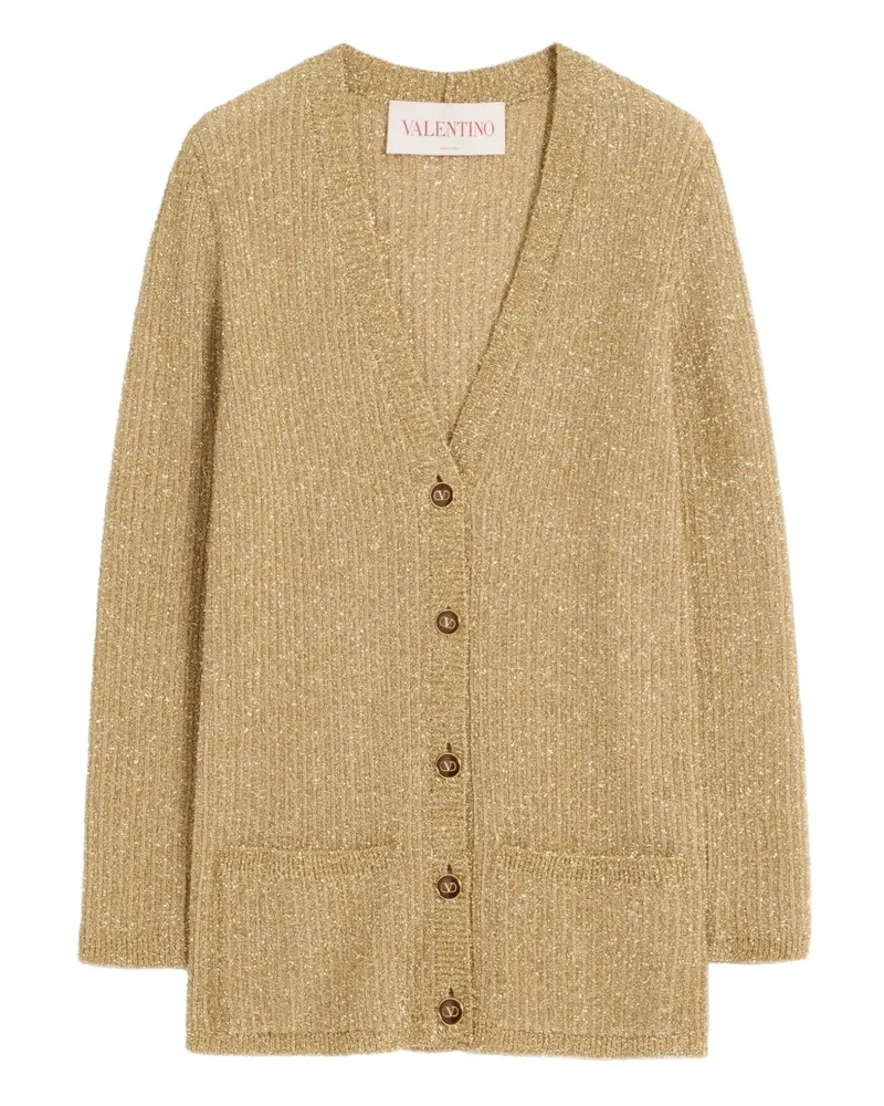 Valentino Garavani Cardigan aus Lurex - Gold Gold