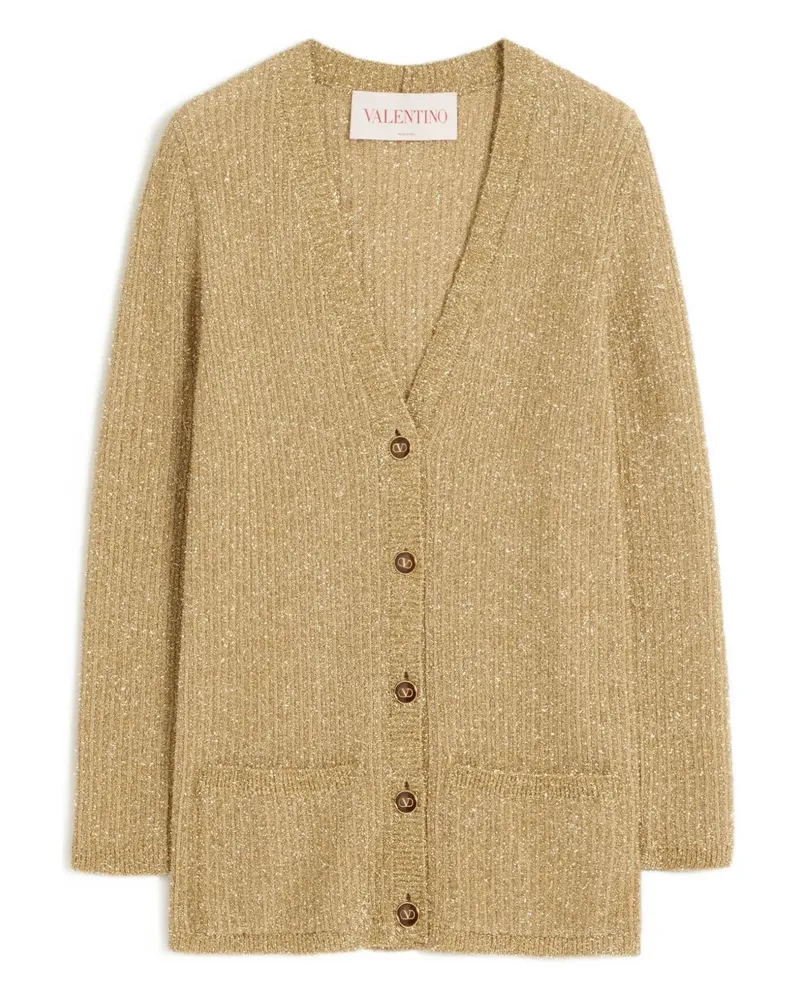 Valentino Garavani Cardigan aus Lurex - Gold Gold