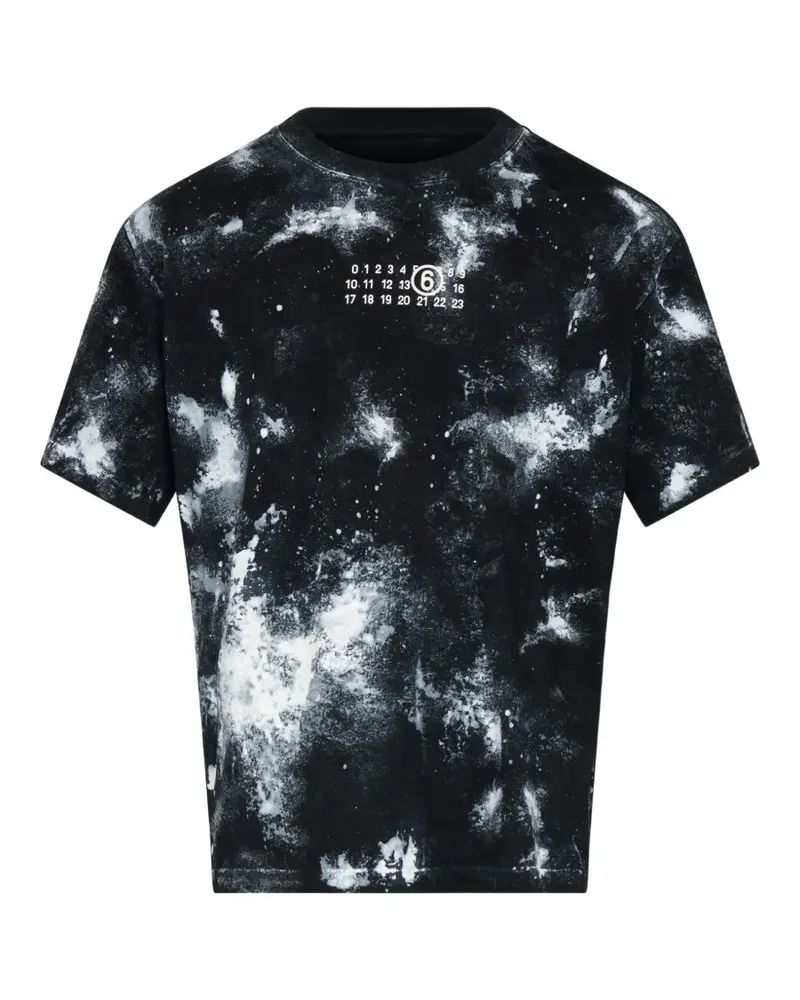 Maison Margiela T-Shirt mit grafischem Print - Schwarz Schwarz