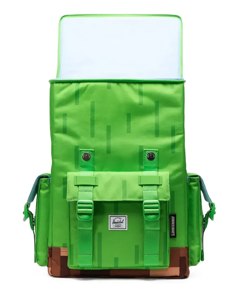 Herschel Supply Co. x Minecraft Cube Little America Rucksack - Grün Grün