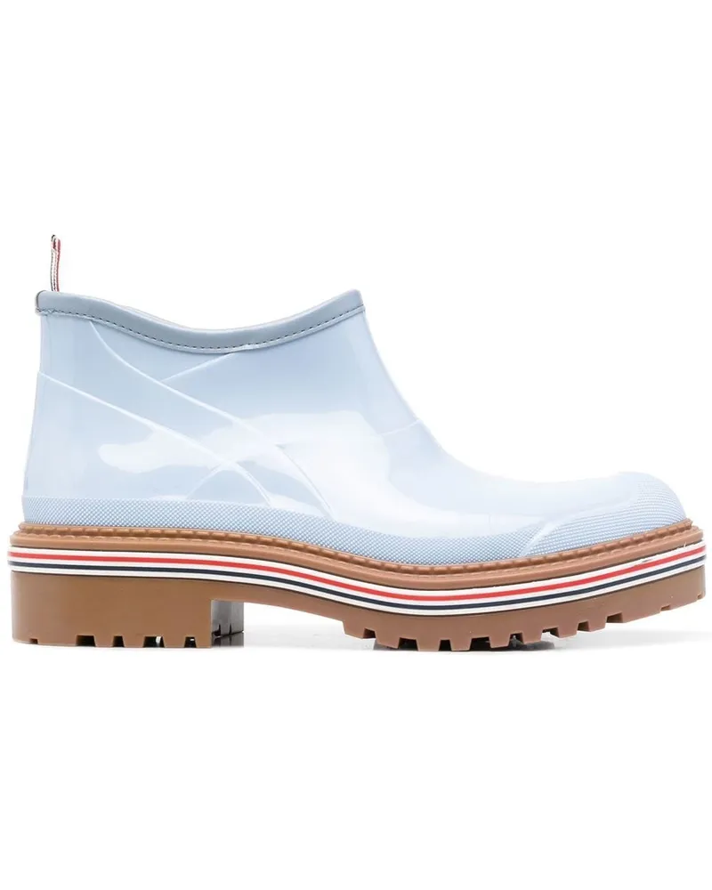 Thom Browne Stiefel mit Streifendetail - Blau Blau