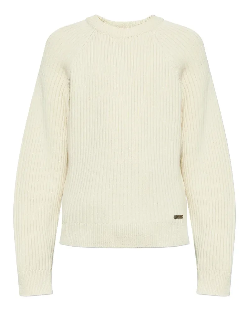 Dsquared2 Gerippter Pullover mit langen Ärmeln - Nude Nude