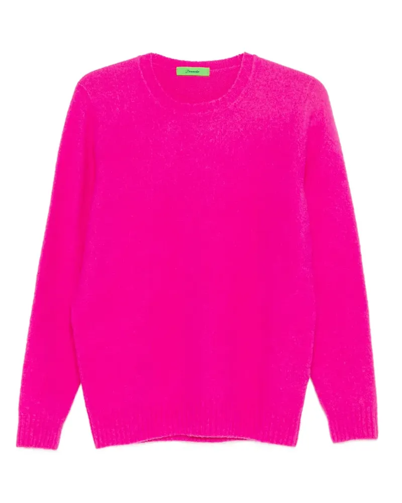 Drumohr  Pullover mit Rundhalsausschnitt - Rosa Rosa