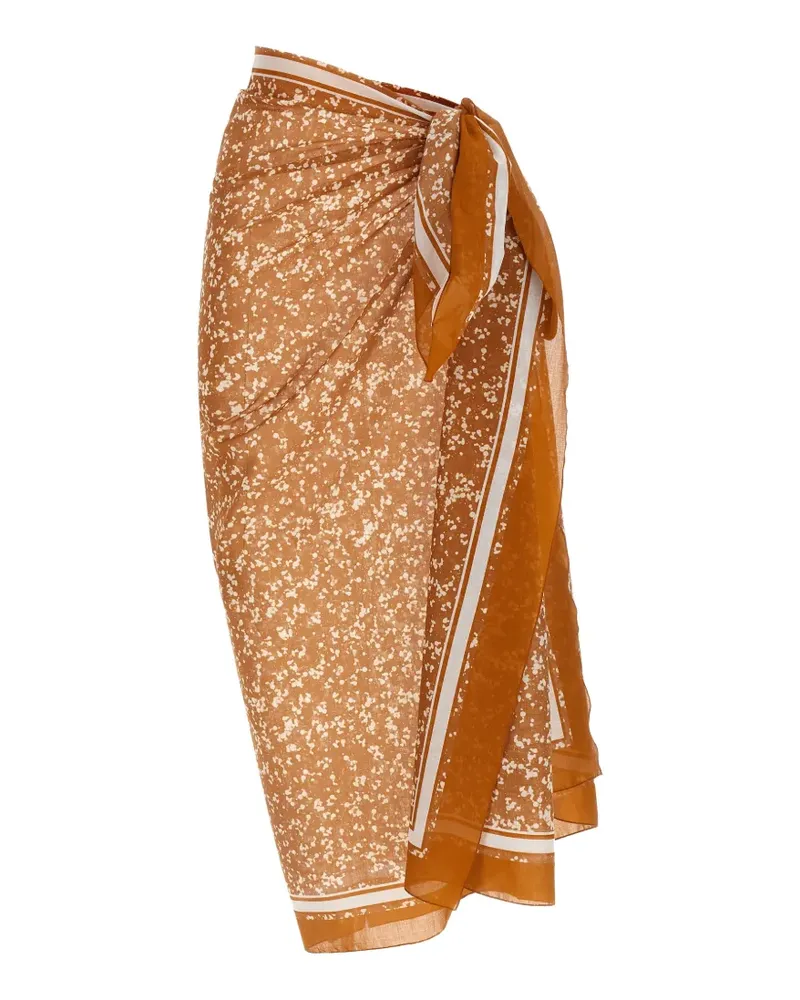Kiton patterned sarong skirt - Braun Braun