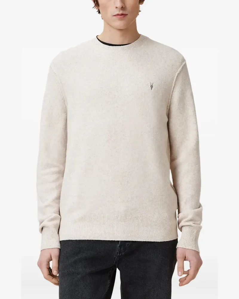 AllSaints Pullover mit Logo-Stickerei - Nude Nude