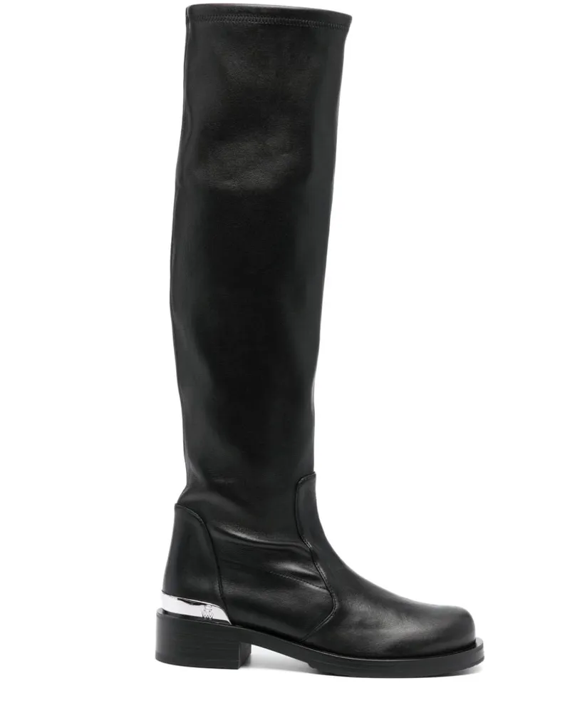 Stuart Weitzman Mercer Bold Stiefel 40mm - Schwarz Schwarz