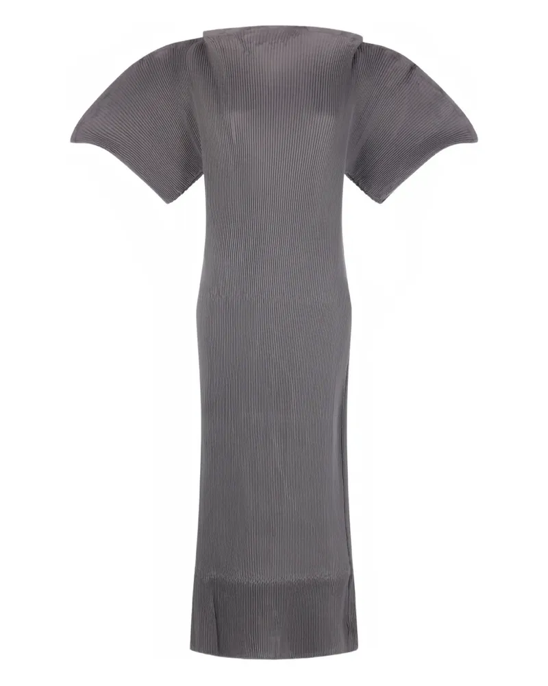 Melitta Baumeister pleated midi dress - Grau Grau