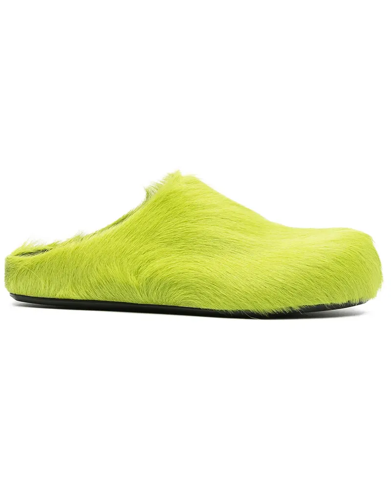 Marni Fussbett Sabot Slipper - Grün Grün