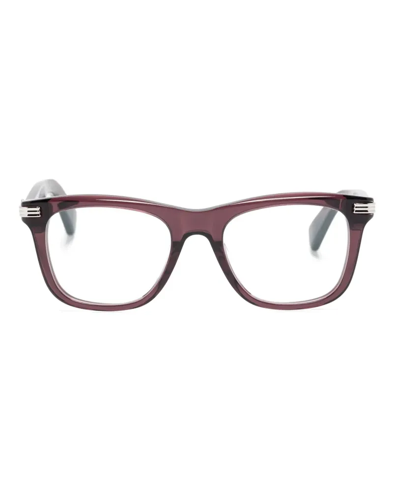 Cartier Brille mit eckigem Gestell - Violett Violett