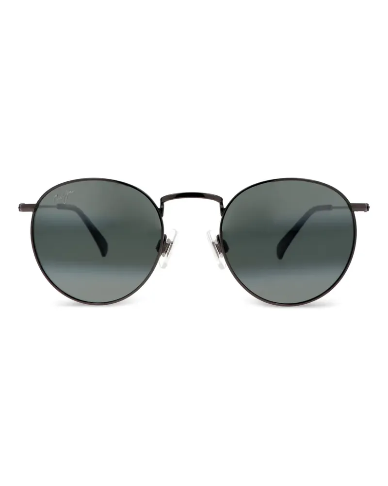 Maui Jim Pukaua Sonnenbrille mit rundem Gestell - Grau Grau