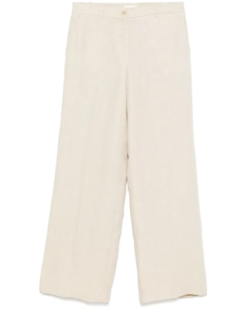 P.A.R.O.S.H. P.A.R.O H. Hose aus Leinen - Nude Nude