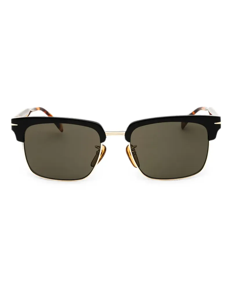EYEWEAR by DAVID BECKHAM browline-frame sunglasses - Schwarz Schwarz