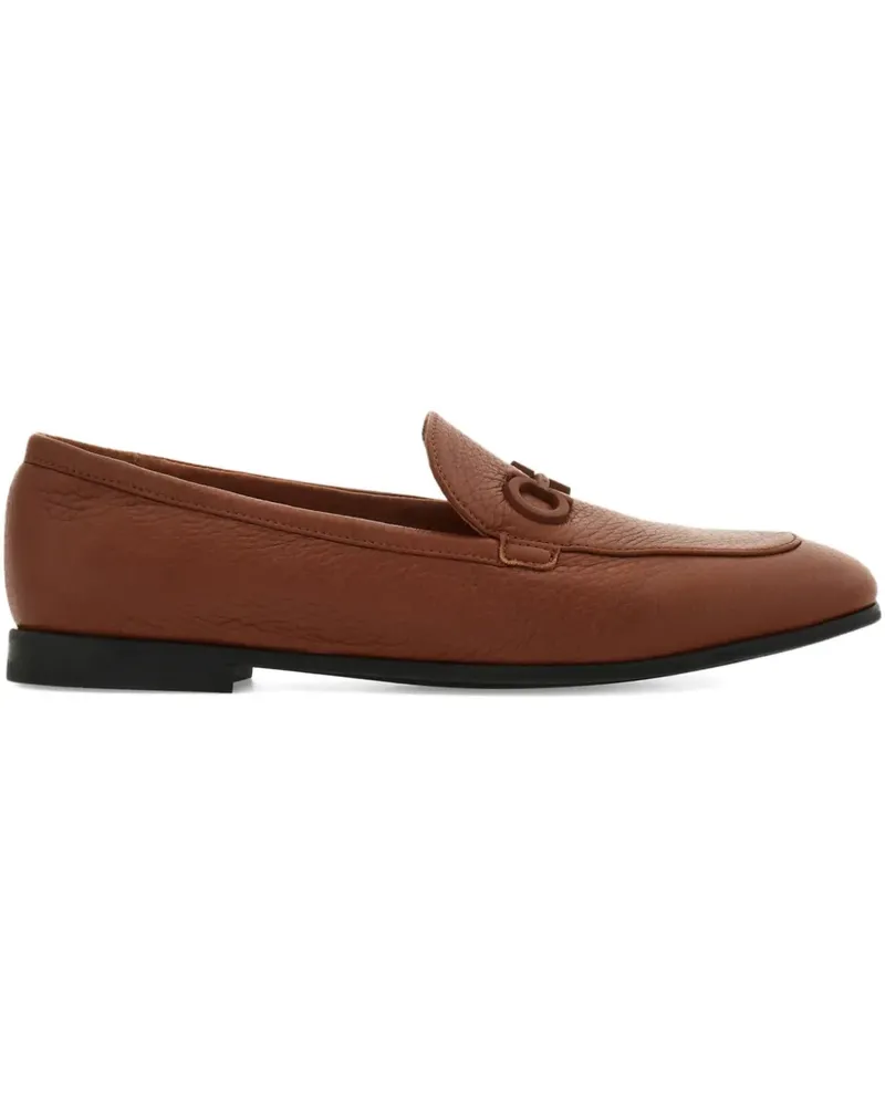 Ferragamo Loafer mit Gancini-Spange - Braun Braun