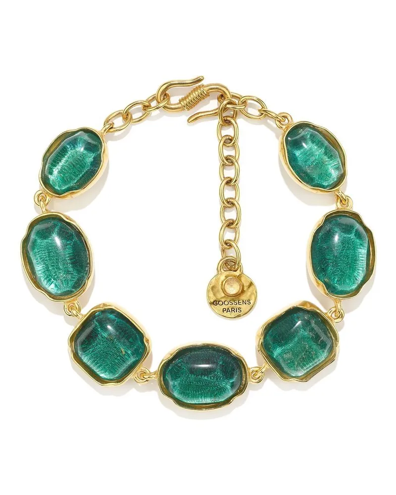 Goossens Paris Kristallarmband mit Cabochons - Gold Gold