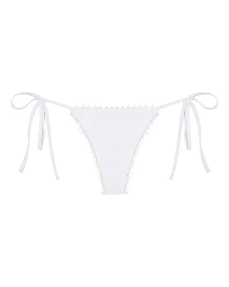Jacquemus Bikinihöschen mit Schleifenverschluss - Weiß Weiß