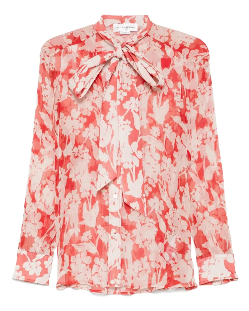 Victoria Beckham Hemd aus Chiffon - Rot Rot