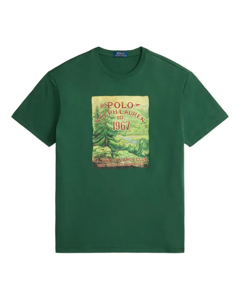 Ralph Lauren T-Shirt mit grafischem Print - Grün Grün