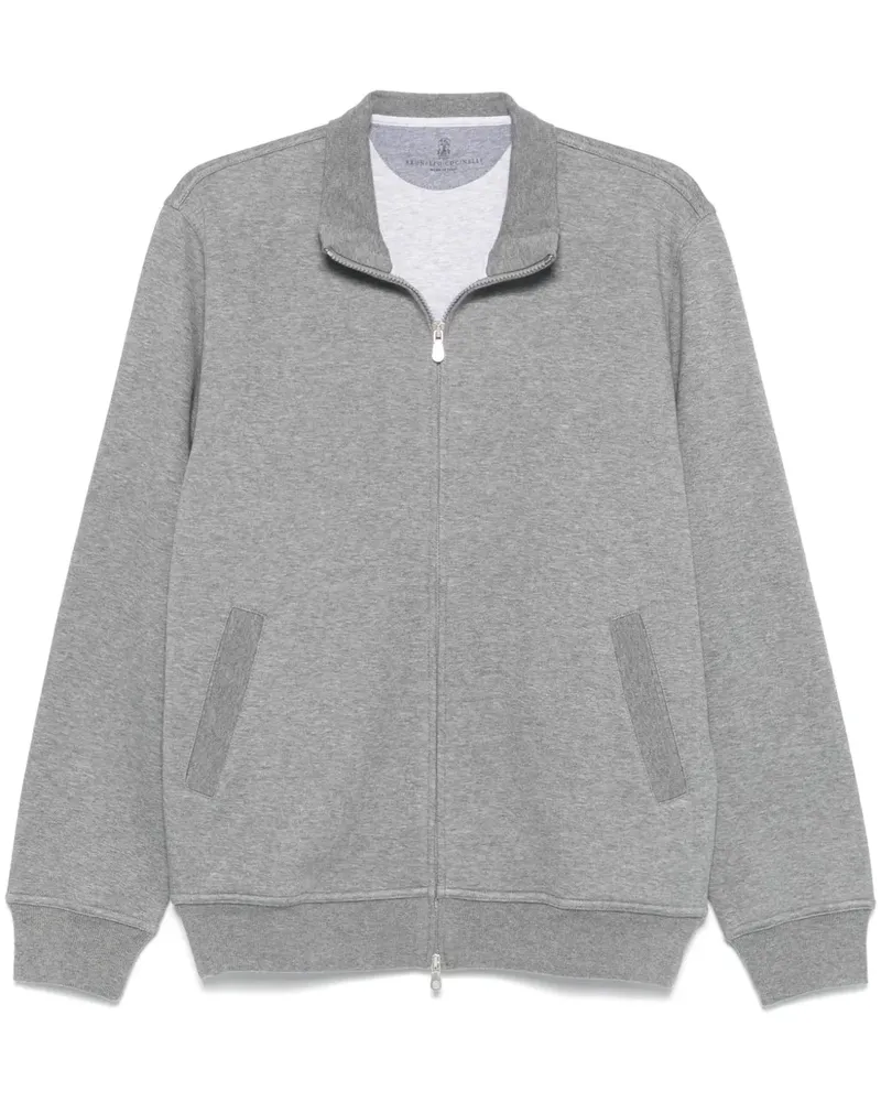 Brunello Cucinelli Sweatshirt mit meliertem Effekt - Grau Grau