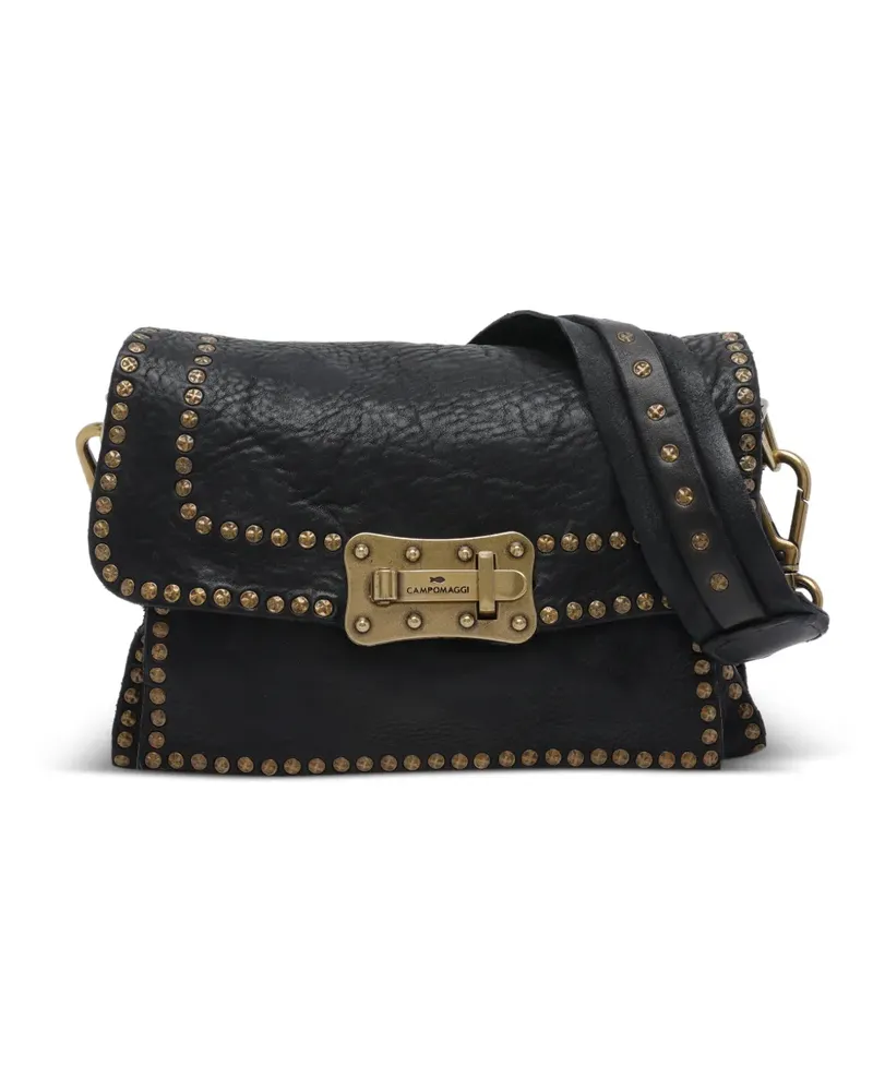 Campomaggi Agnese stud-embellished shoulder bag - Schwarz Schwarz