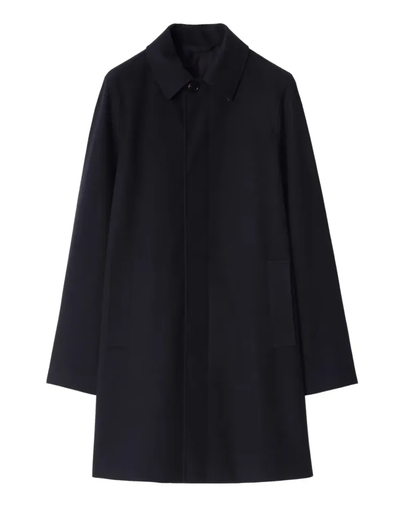 Burberry mid-length cashmere car coat - Blau Blau