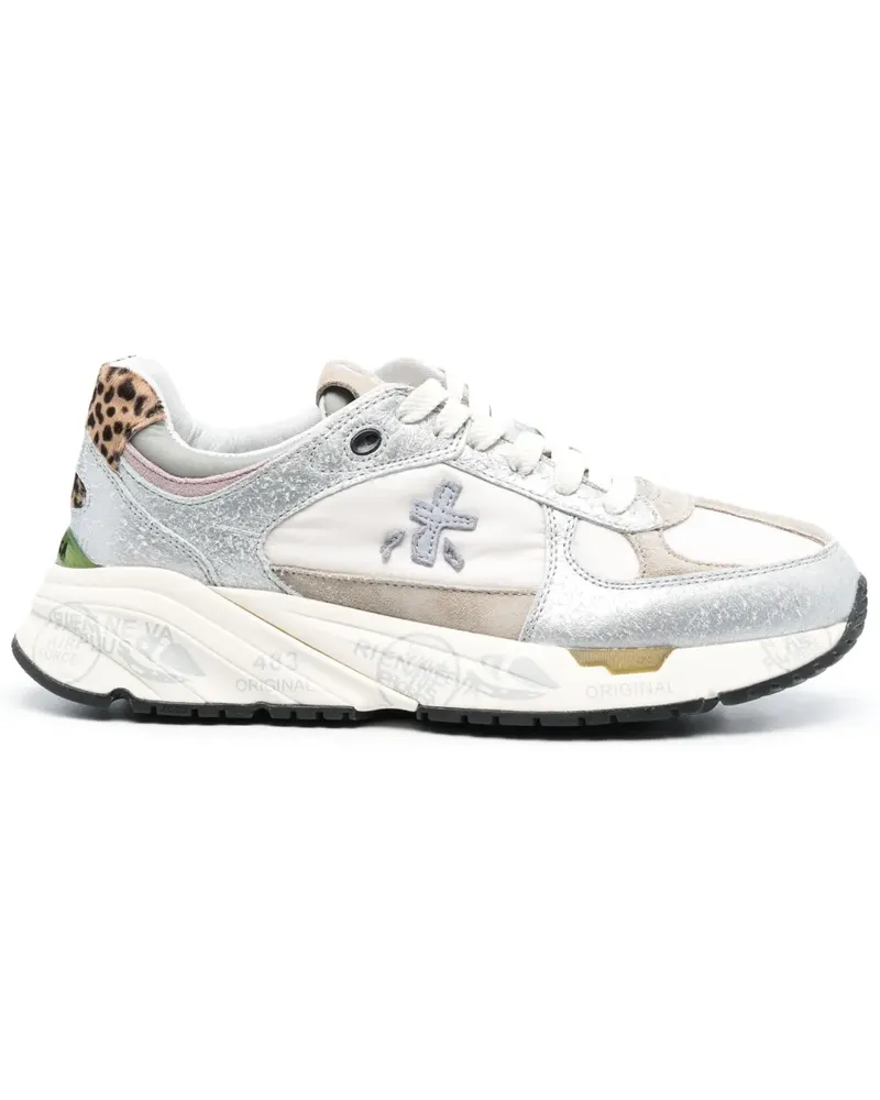 Premiata Sneakers in Colour-Block-Optik - Grau Grau
