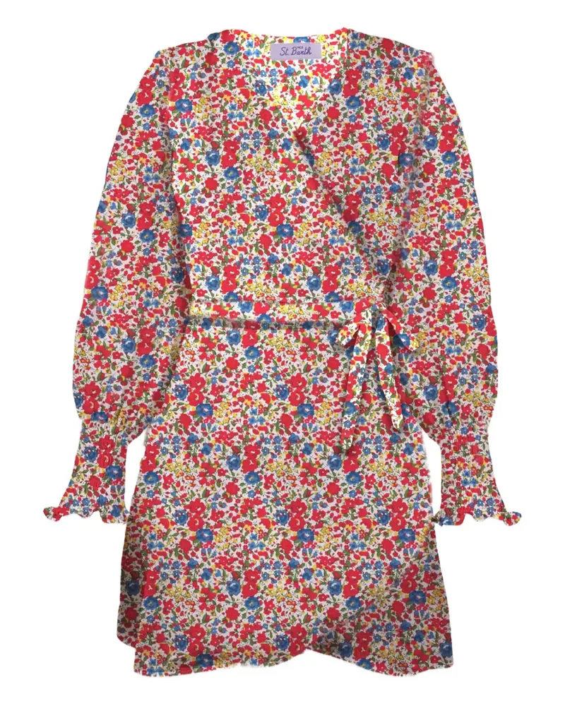 MC2 Saint Barth Brilly Minikleid mit Blumen-Print - Rot Rot