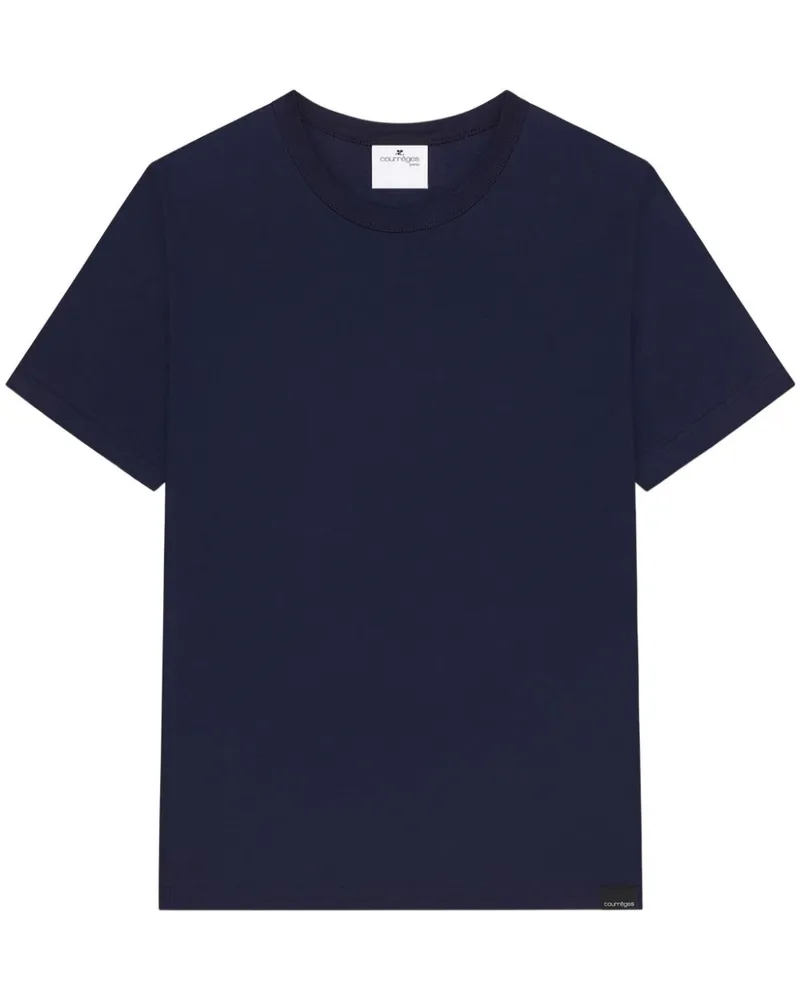 Courrèges AC T-Shirt - Blau Blau