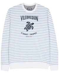 Vilebrequin Gestreiftes Sweatshirt Weiß