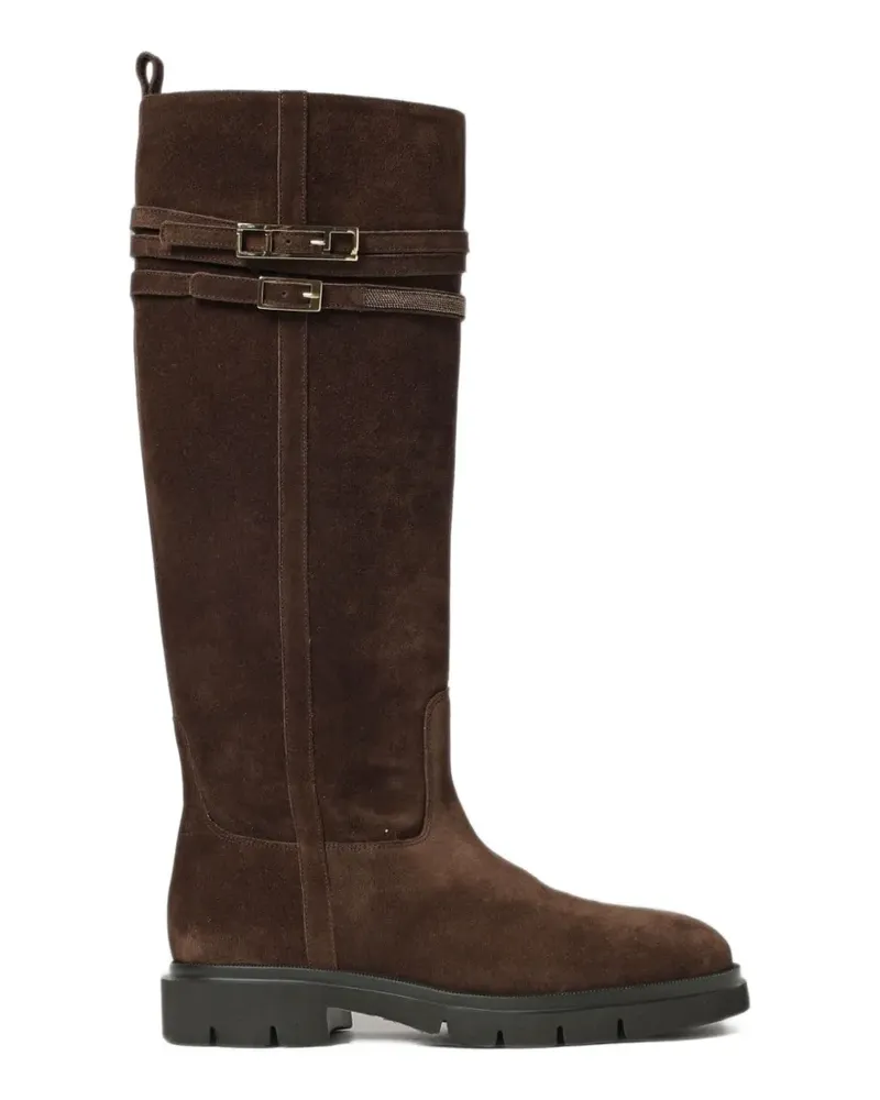 Fabiana Filippi Stiefeletten mit Schnallen - Braun Braun