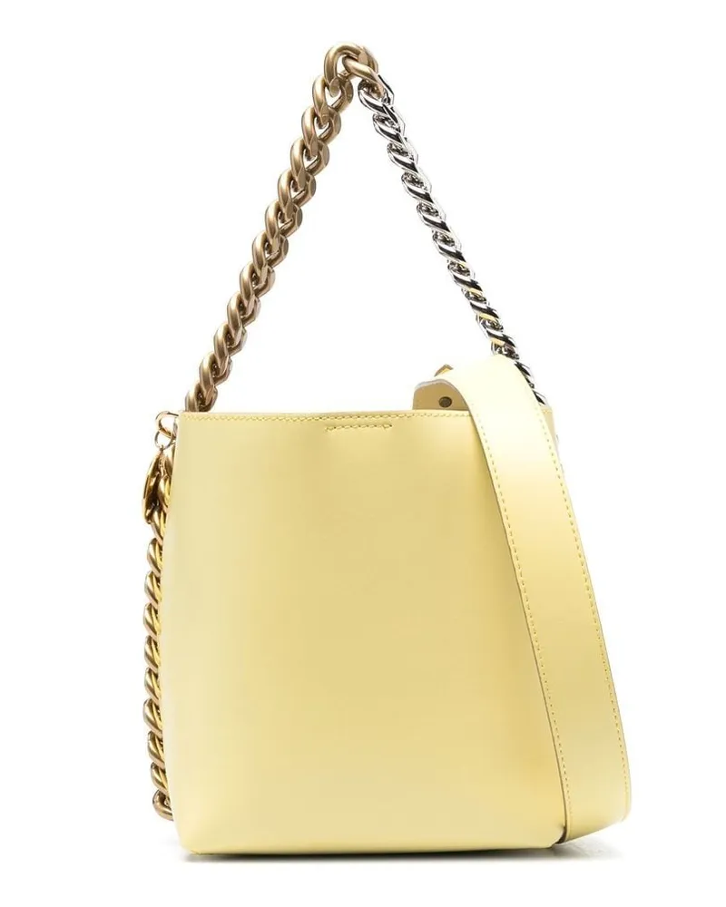 Stella McCartney Beuteltasche mit Kettendetail - Gelb Gelb
