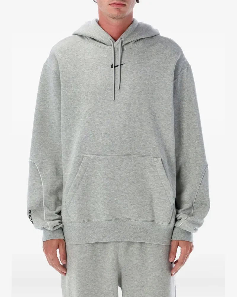 Nike Hoodie mit Logo-Stickerei - Grau Grau