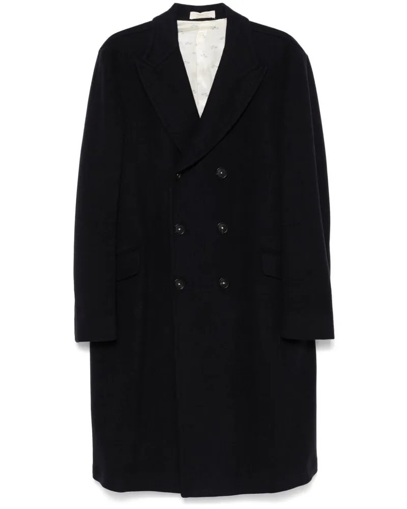 Massimo Alba Dodge Mantel - Blau Blau