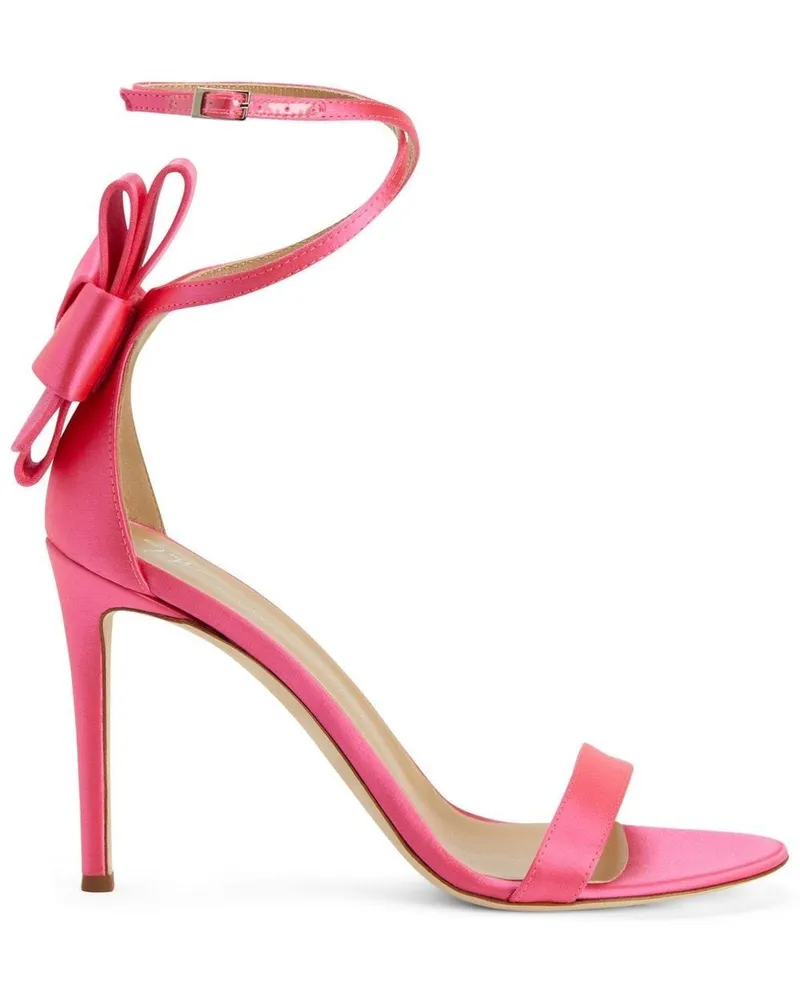 Giuseppe Zanotti Jodene Sandalen mit Schleifendetail 105mm - Rosa Rosa
