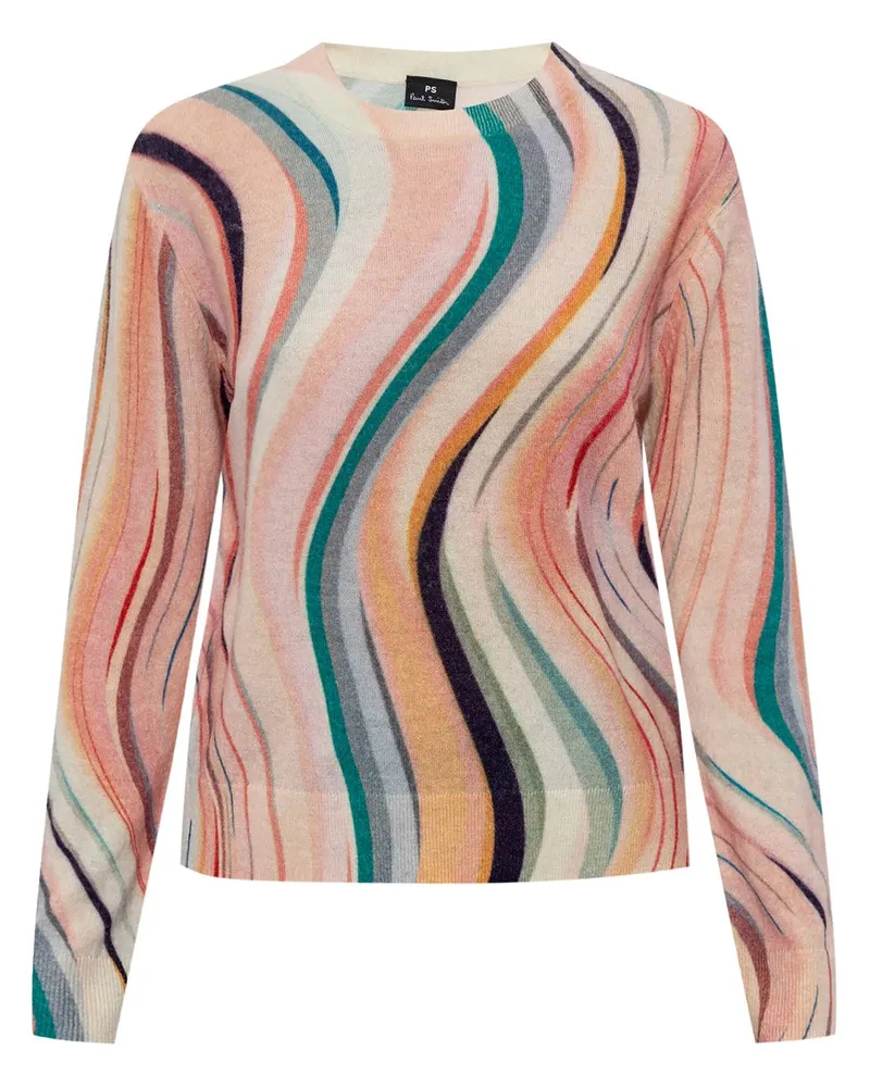 Paul Smith Pullover mit Wirbel-Intarsie - Orange Orange