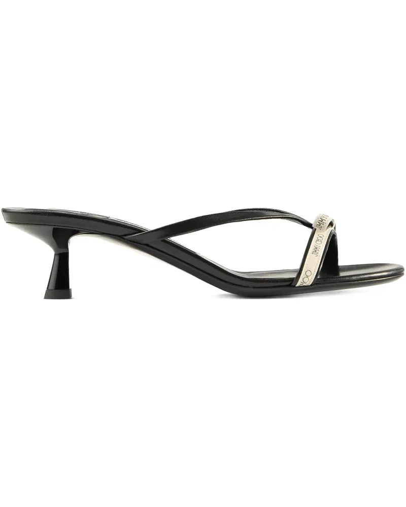 Jimmy Choo Ciela Mules 50mm - Schwarz Schwarz