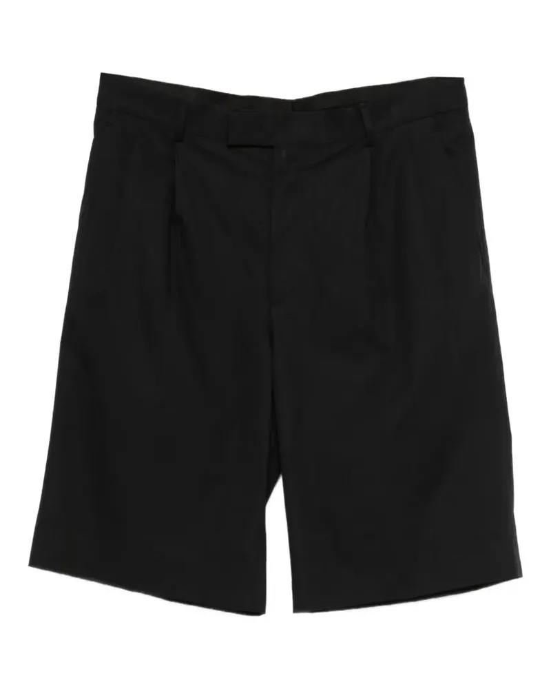 Karl Lagerfeld pleated tailored shorts - Schwarz Schwarz