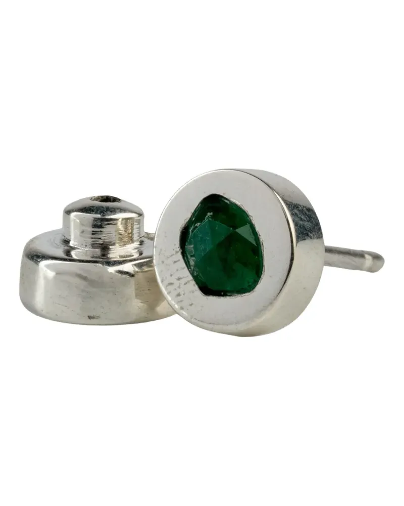 Parts Of Four Ohrstecker mit Smaragdverzierung - Silber Silber
